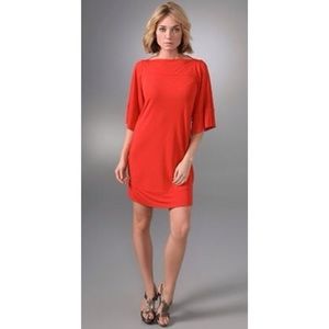 DVF Ayana red dress